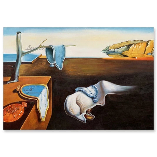 Reproduvction of PERSISTENCE OF MEMORY by Salvador Dali