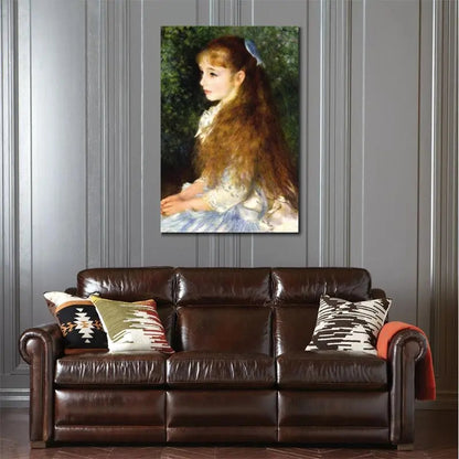 PORTRAIT OF MADEMOISELLE IRÈNE by Pierre-August Renoir