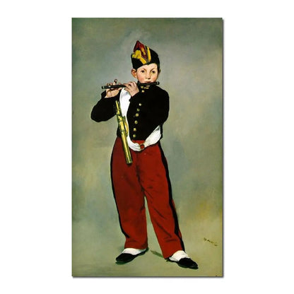 Oil on Canvas Reproduction The Fifer by Edouard Manet