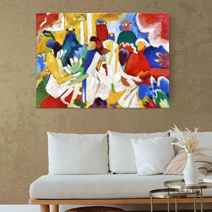 Wassily Kandinsky Oil Painting on Canvas Abstract Masterpiece