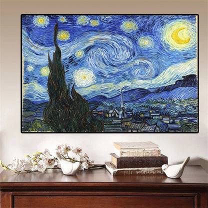 Oil on Canvas Reproduction STARRY NIGHT by Vincent Van Gogh