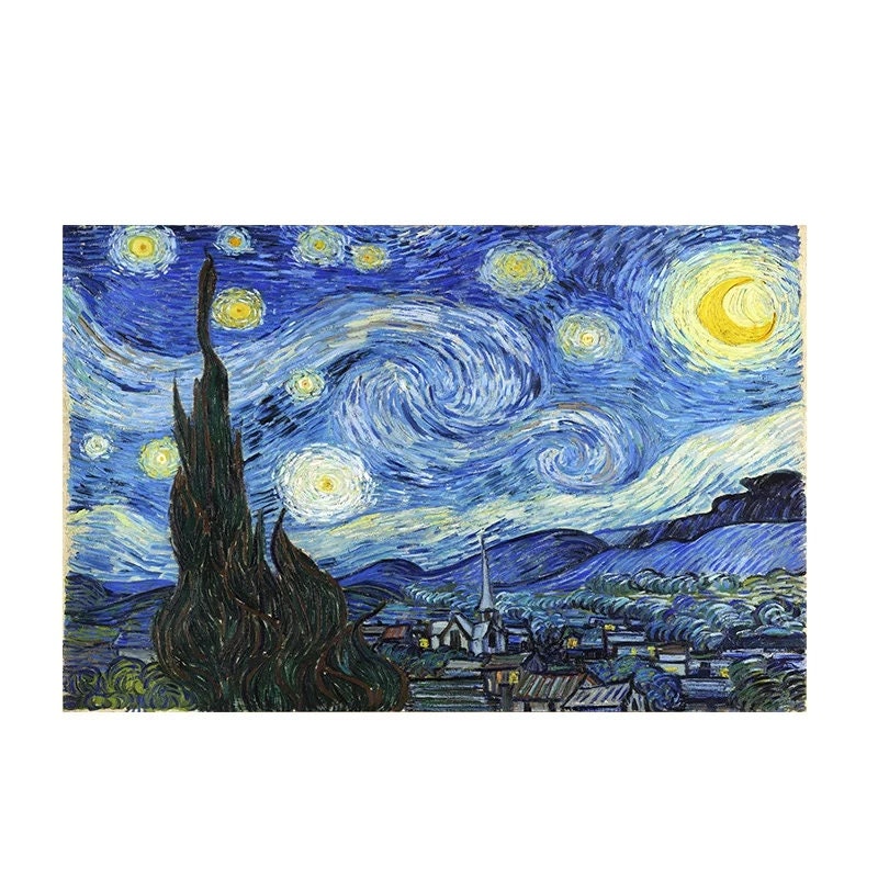 Oil on Canvas Reproduction STARRY NIGHT by Vincent Van Gogh