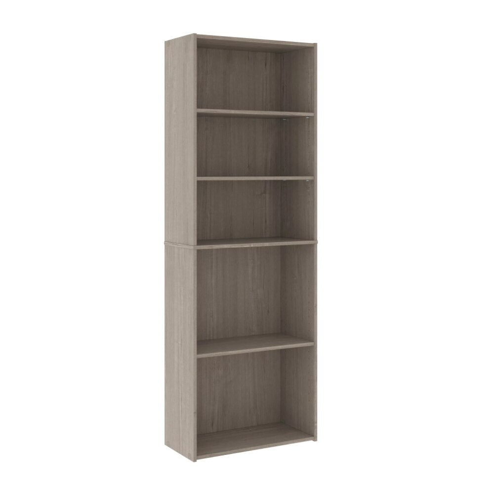 Sauder 428233 Beginnings ® Finish 5-Shelf Bookcase - Silver Furniture Decoration Classical Classic Style Bookcases