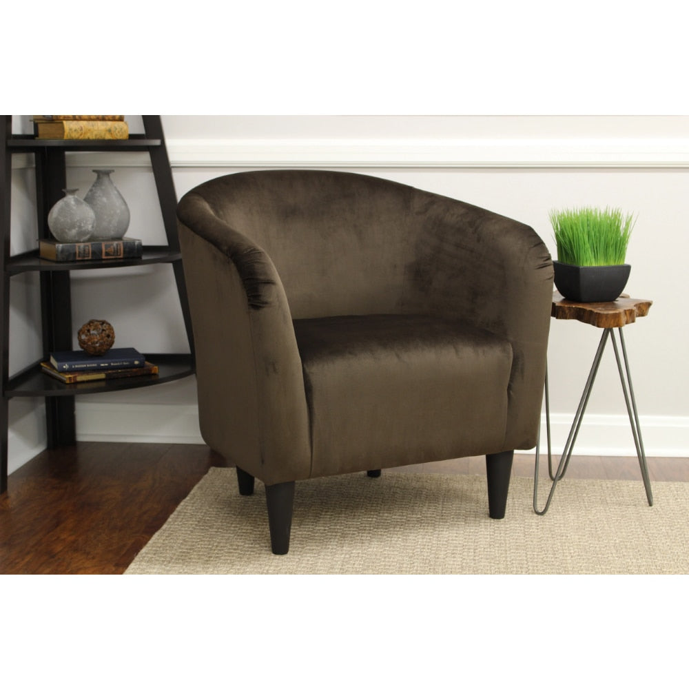 BOUSSAC Microfiber Tub Accent Chair，accent Chairs for Living Room,Living Room Chair, Light Luxury, Single Sofa Chair