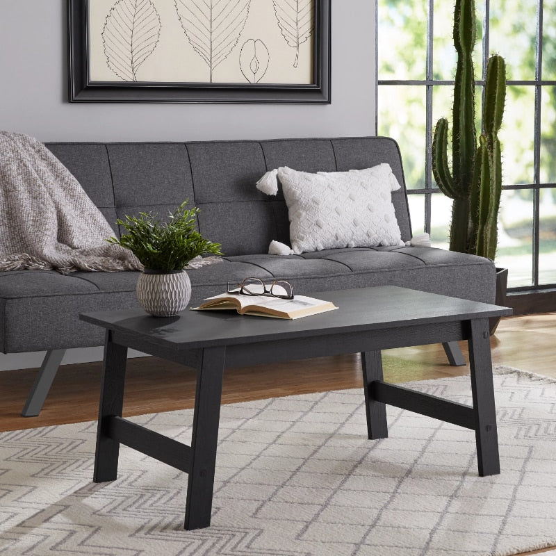 Mainstays Wood Rectangle Coffee Table tea table  coffee table living room tables