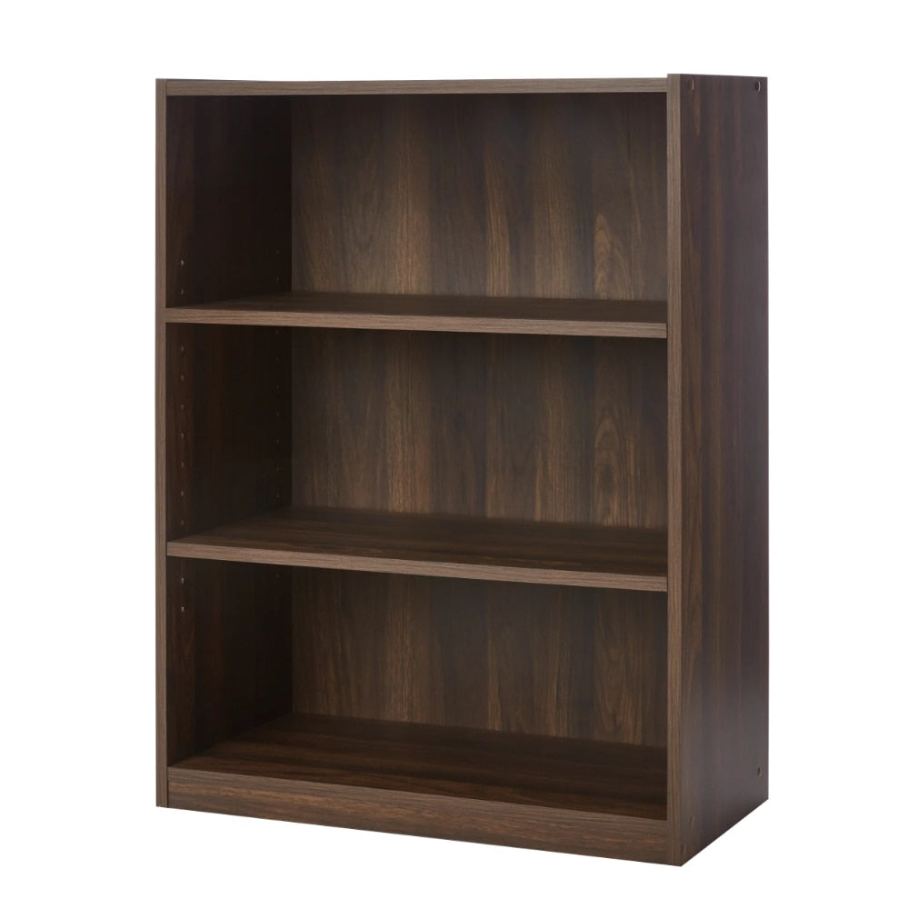 Mainstays 3-Shelf Bookcase with Adjustable Shelves, Espresso bookshelves  bookshelf organizer  libreria infantil