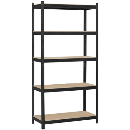 5-Shelf Boltless & Adjustable Steel Storage Shelf Unit, Holds up to 386 lb Per Shelf