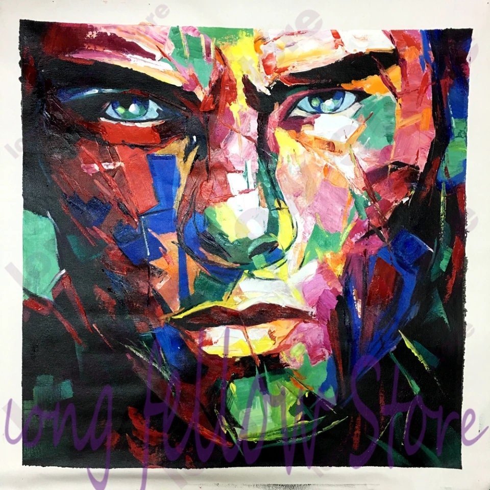 HANDSOME BLUE EYES MAN by Françoise Nielly