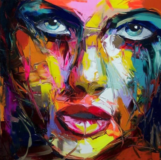 RED LIPS WOMAN by Françoise Nielly