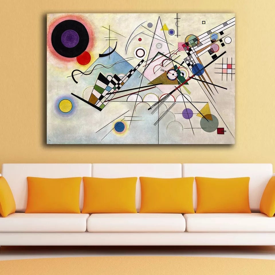 Oil on Canvas Reproduction COMPOSITION VIII by Wassily Kandinsky