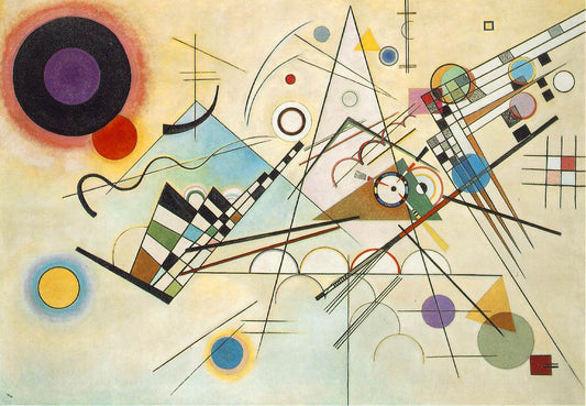 Oil on Canvas Reproduction COMPOSITION VIII by Wassily Kandinsky